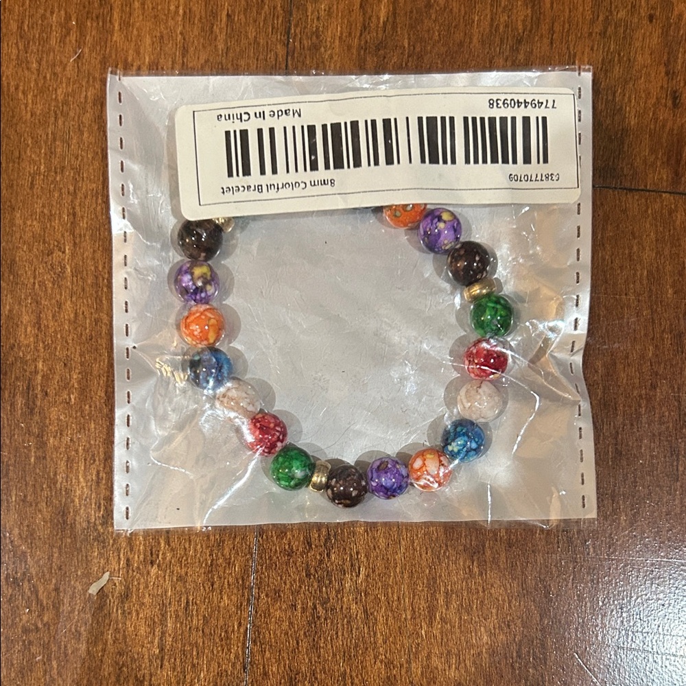 Colorful Beaded Woman’s Bracelet